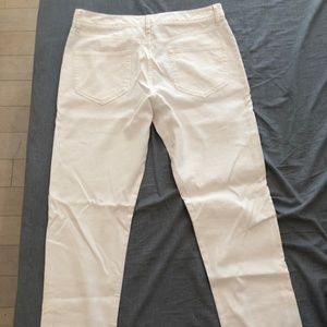 James Perse White Linen Blend Pants (NWOT)